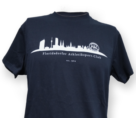 FAC T-Shirt Skyline navyblue Floridsdorfer AC